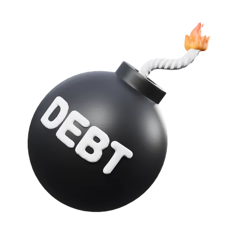 Debt  3D Icon