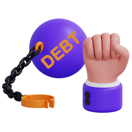 Debt  3D Icon