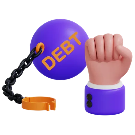 Debt  3D Icon