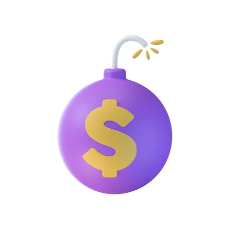 Debt  3D Icon