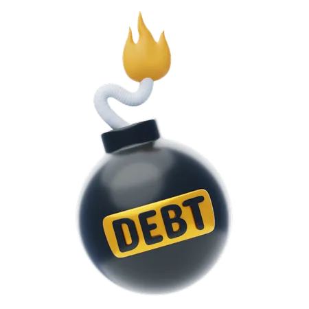 Debt  3D Icon