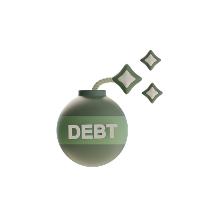 Debt  3D Icon