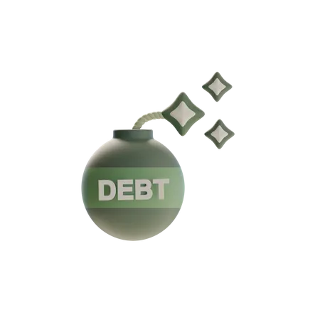 Debt  3D Icon