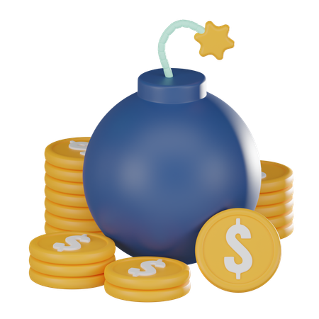 Debt  3D Icon