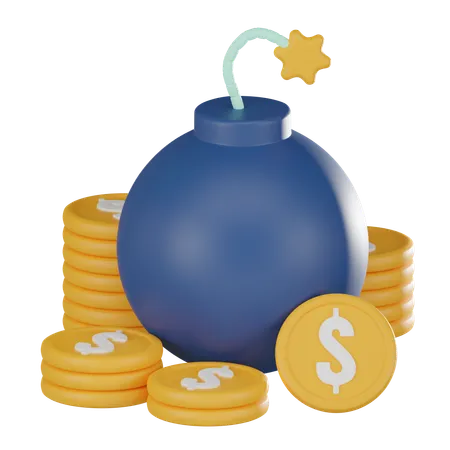 Debt  3D Icon