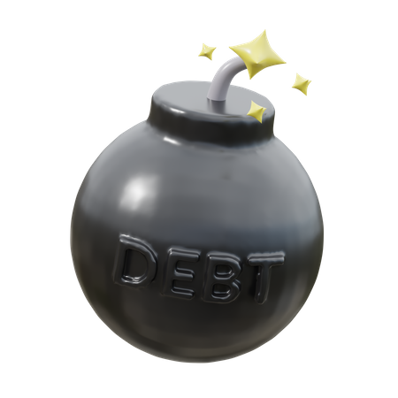 Debt  3D Icon