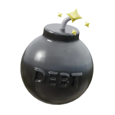 Debt  3D Icon