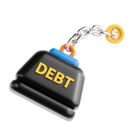 Debt  3D Icon