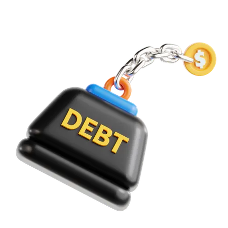 Debt  3D Icon