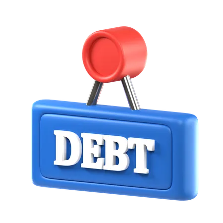 Debt  3D Icon