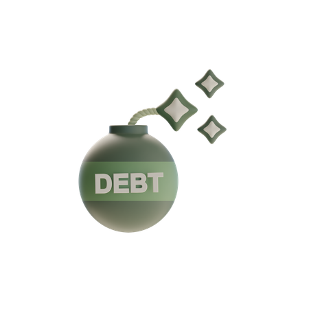 Debt  3D Icon
