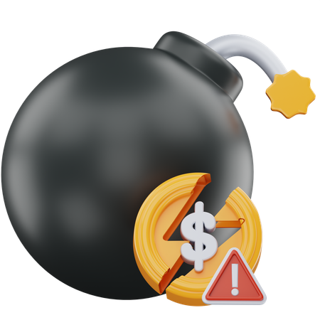 Debt  3D Icon