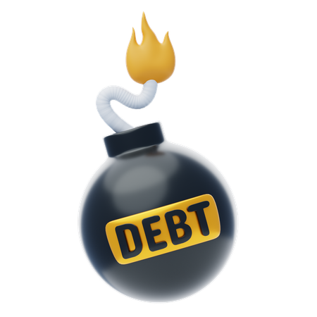 Debt  3D Icon