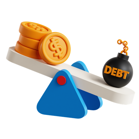 Debt And Loan Management  3D Icon