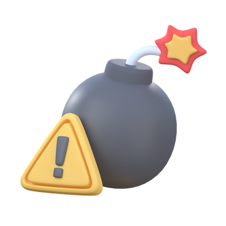 Debt Bomb  3D Icon