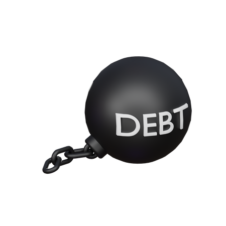 Debt Burden  3D Icon