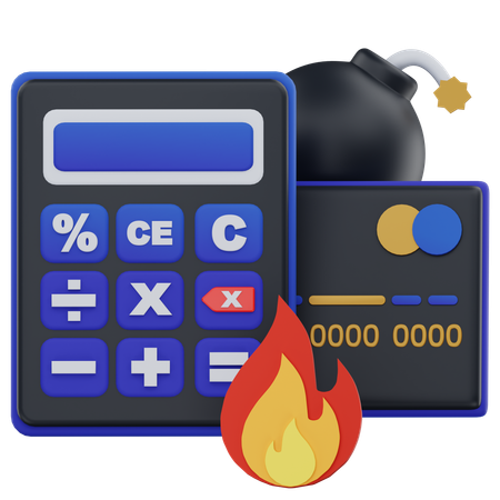 Debt Card  3D Icon