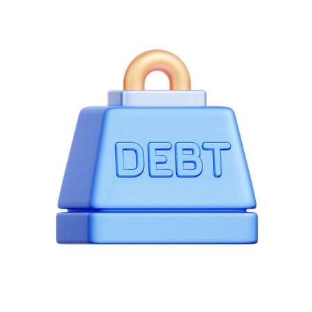 Debt Management  3D Icon