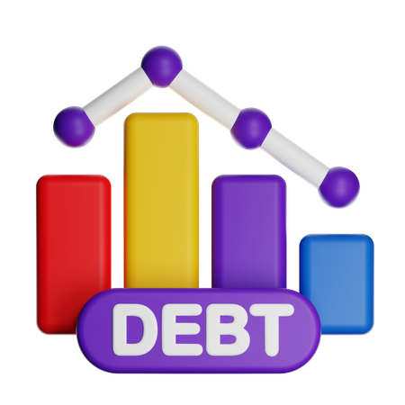Debt Tracker  3D Icon