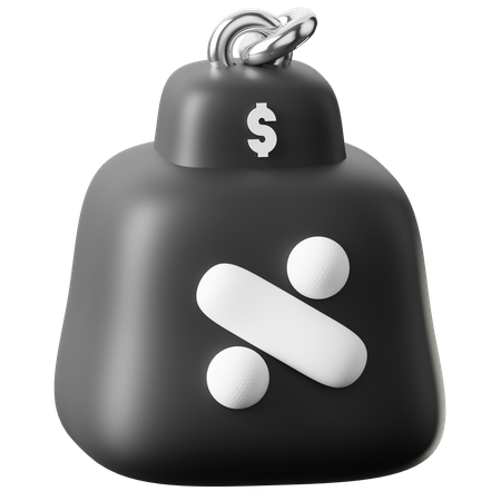 Debt Weight  3D Icon