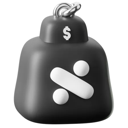 Debt Weight  3D Icon