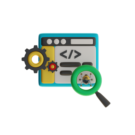 Debugging Settings Tab  3D Icon