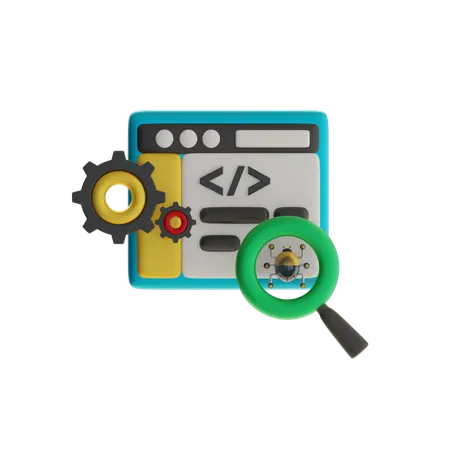 Debugging Settings Tab  3D Icon