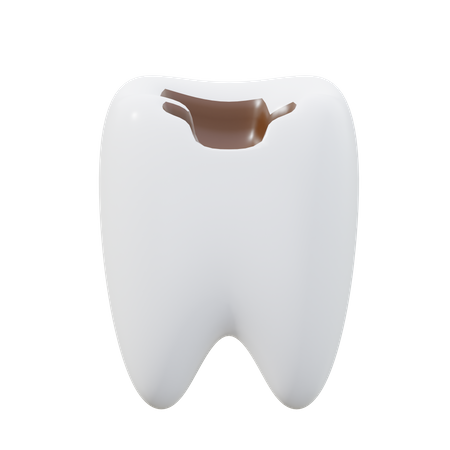 Decayed Tooth  3D Icon