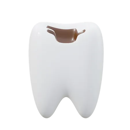 Decayed Tooth  3D Icon