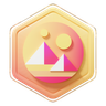 3d decentraland emoji