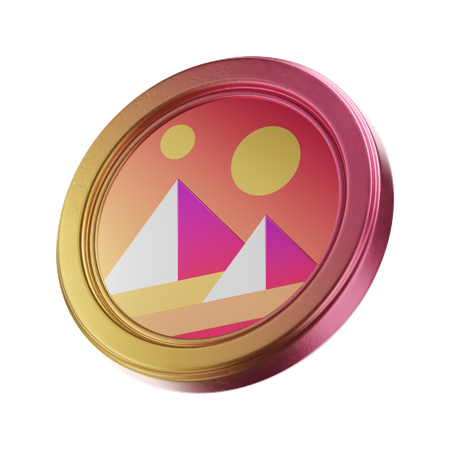 Pays décentralisé  3D Icon