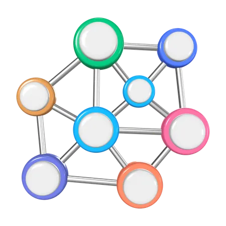 This Is Decentralization 3 D Render Illustration Icon It Comes As A High Resolution PNG File Isolated On A Transparent Background The Available 3 D Model File Formats Include BLEND OBJ FBX And GLTF 3D Icon