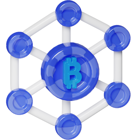 Decentralization  3D Icon