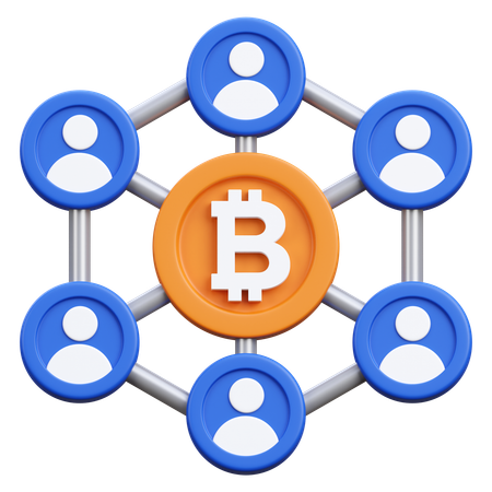 Decentralized finance  3D Icon