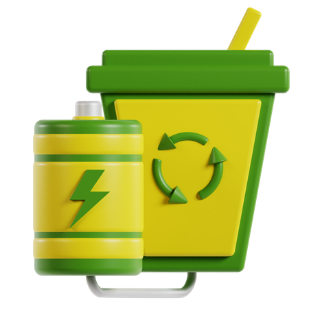 Déchets  3D Icon