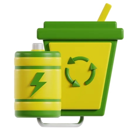 Déchets  3D Icon