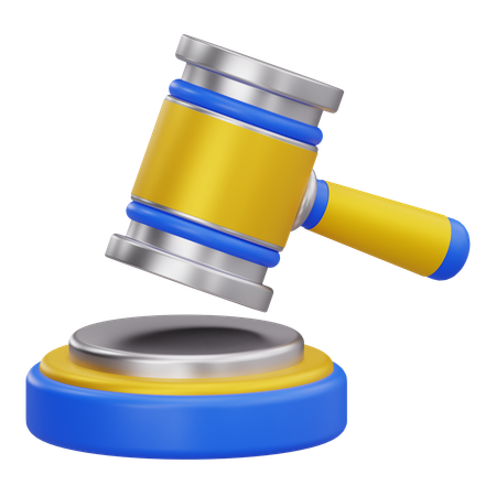 Decisão judicial  3D Icon