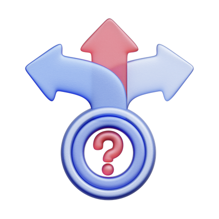 Decision  3D Icon