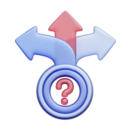 Decision  3D Icon