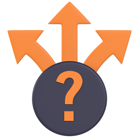 Decision  3D Icon