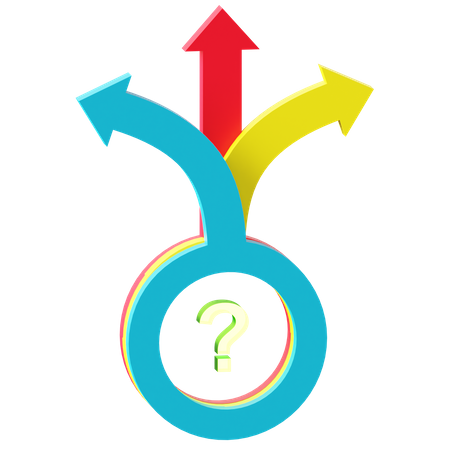 Decision  3D Icon