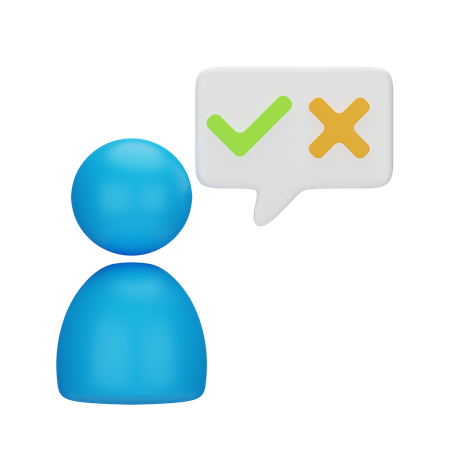 Decision  3D Icon