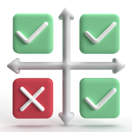 Decision  3D Icon