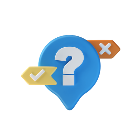 Decision Direction  3D Icon