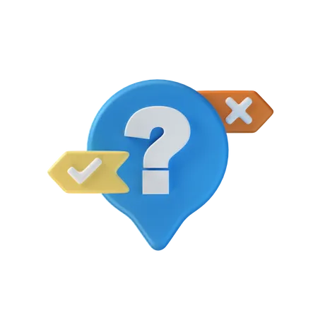 Decision Direction  3D Icon