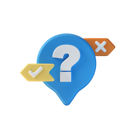 Decision Direction  3D Icon