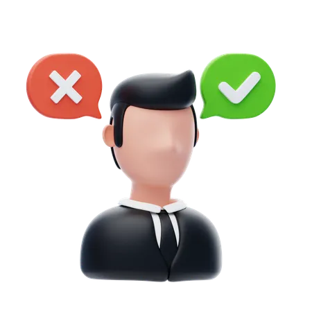 Decision Making  3D Icon