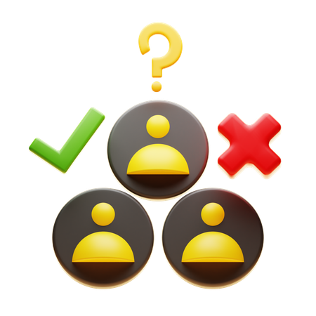 Decision Making  3D Icon