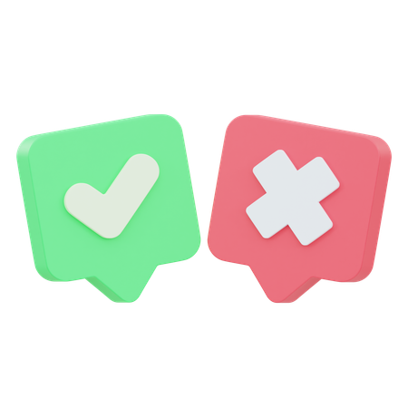 意思決定  3D Icon