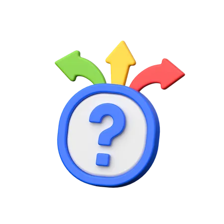 Decision Making  3D Icon